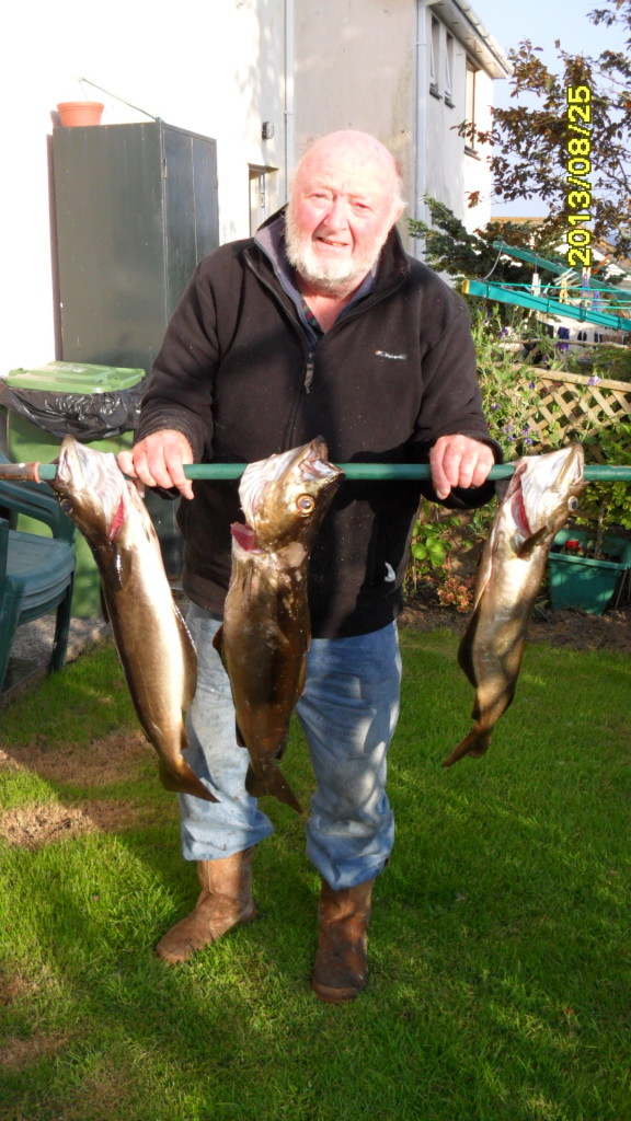 "The Skipper" Muddy with his catch