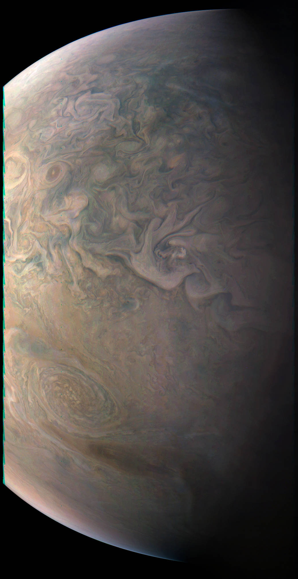 Jupiter’s northern latitudes - Dec. 11, 2016