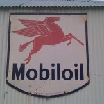 Signage on old shed