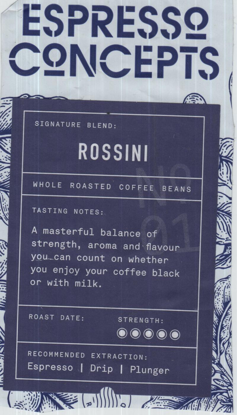 Espresso Concepts, Rossini Blend
